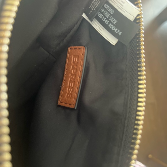 Exspress Chic Brown Crossbody Bag with Red Strap - Picture 13 of 14